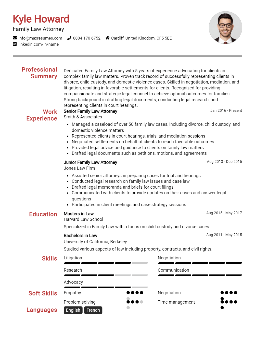 family-law-attorney-resume-sample