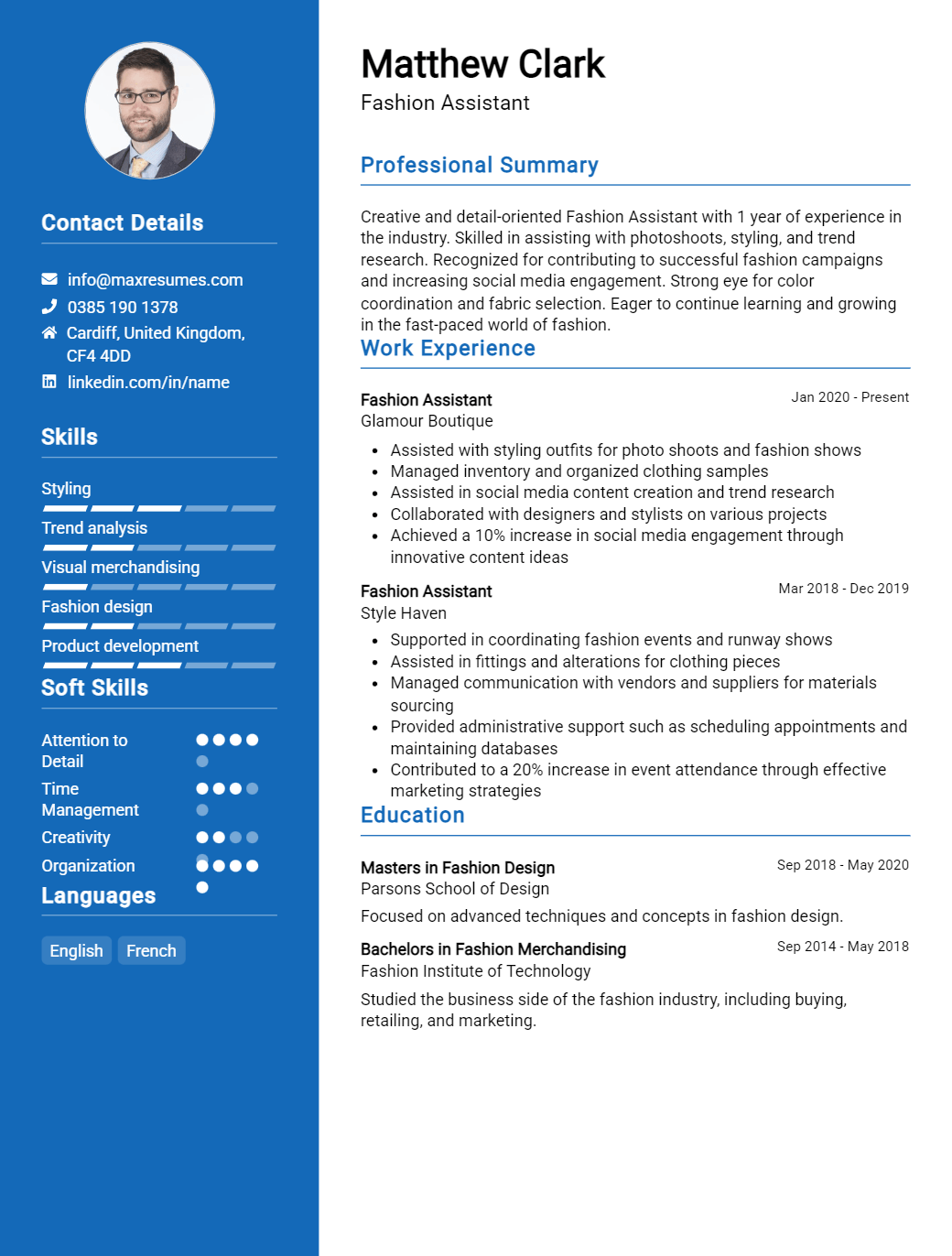 assistant-resume-sample