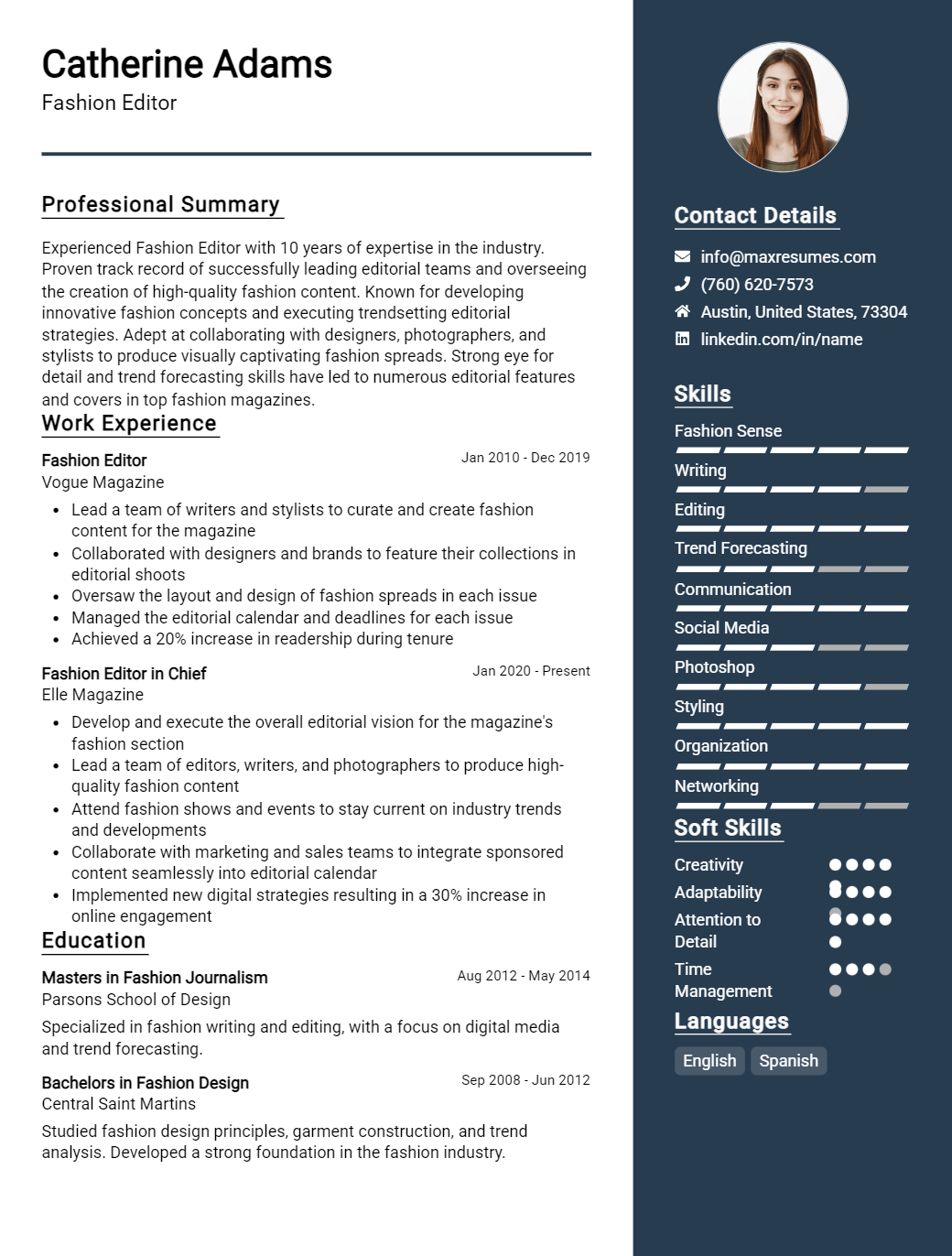 editor-resume-sample