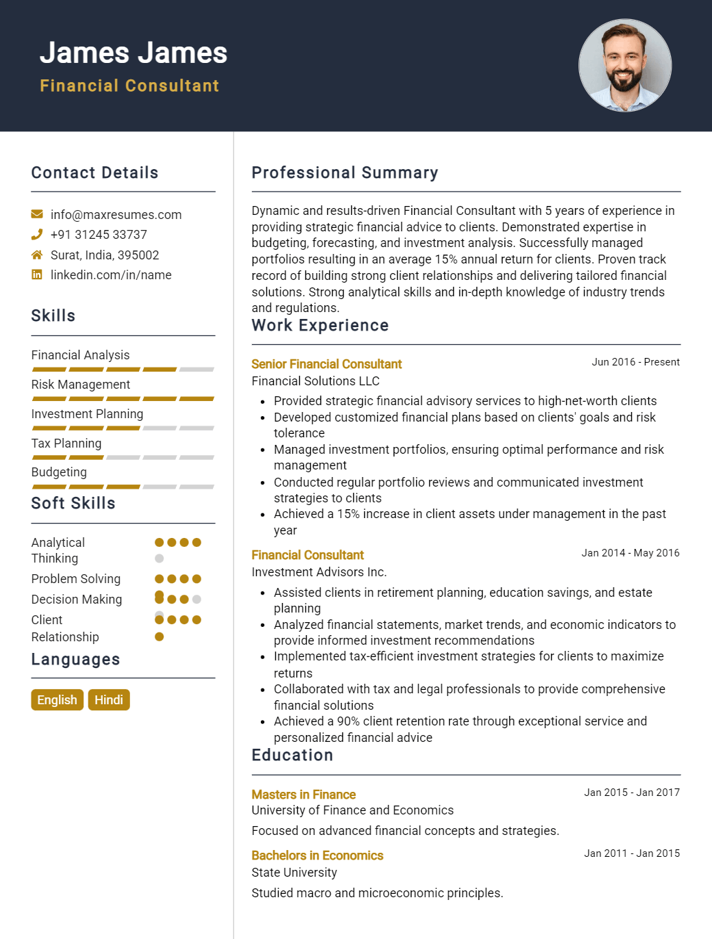 financial-consultant-resume-sample
