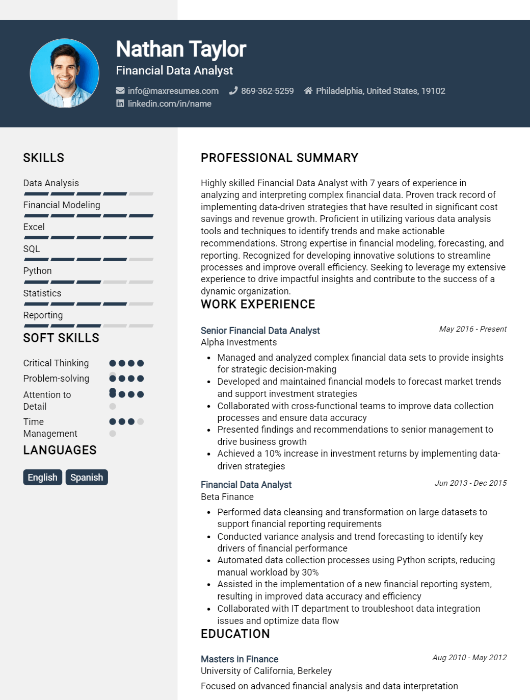 financial-data-analyst-resume-sample