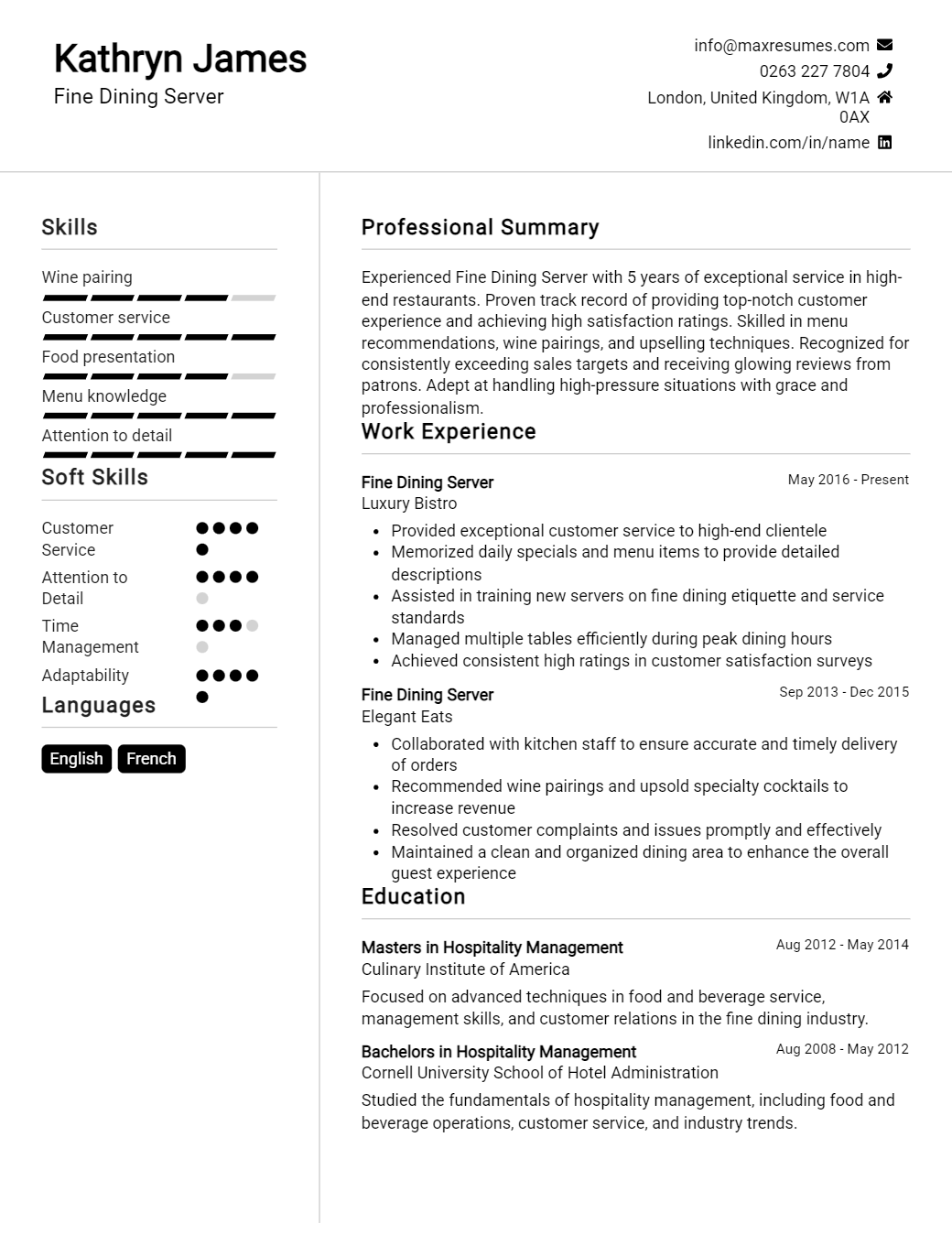 fine-dining-server-resume-sample