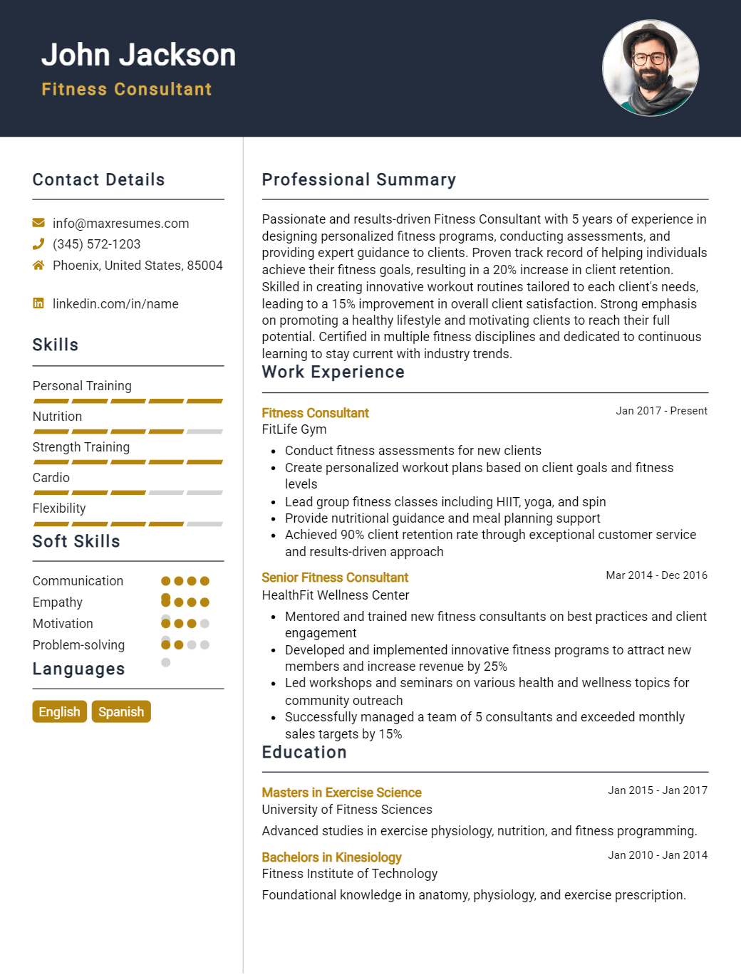 fitness-consultant-resume-sample