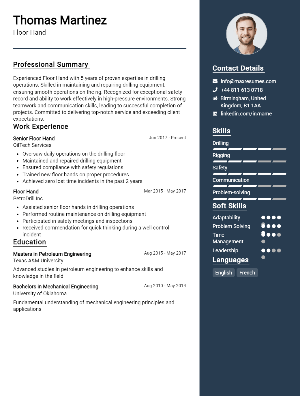 floor-hand-resume-sample