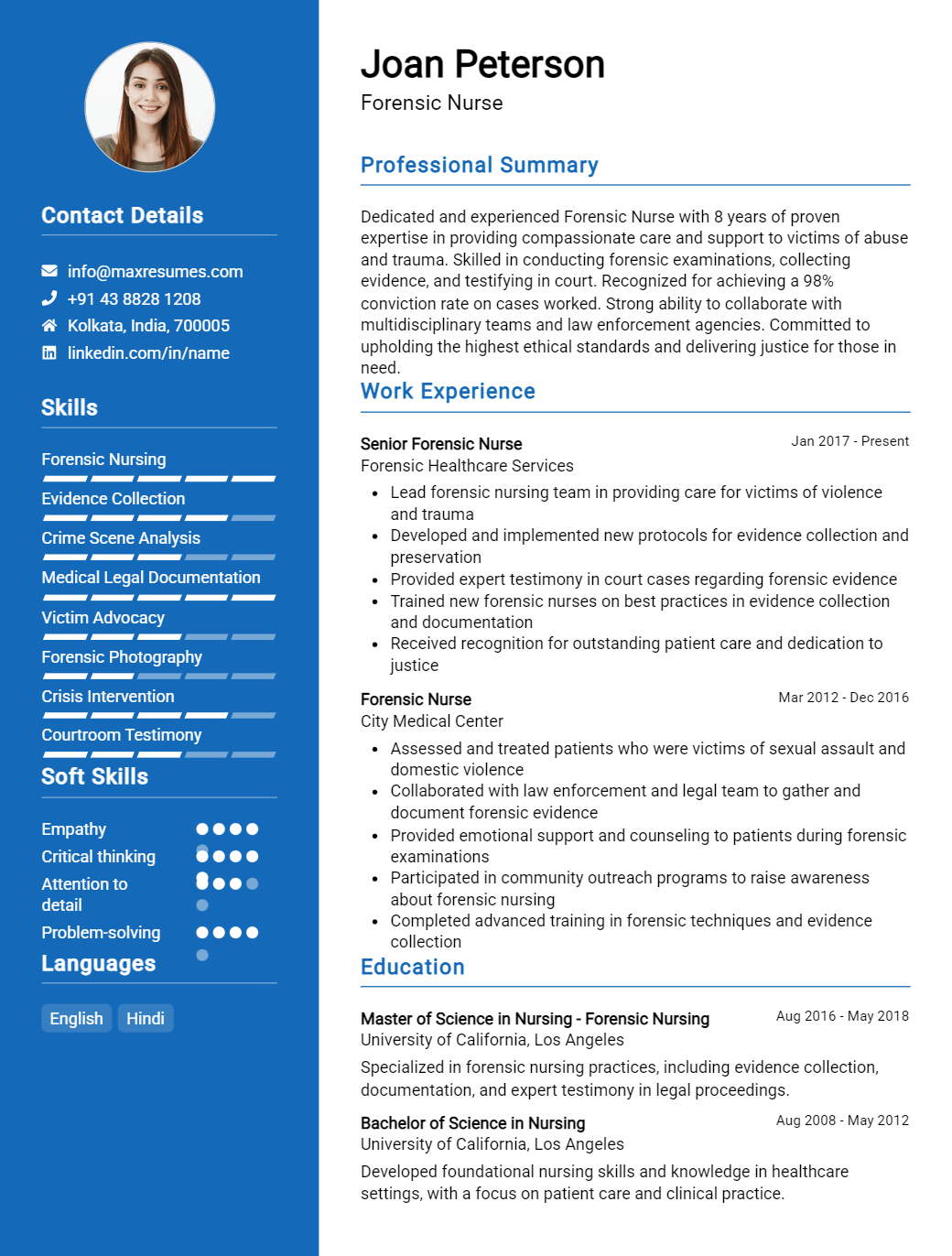 forensic-nurse-resume-sample