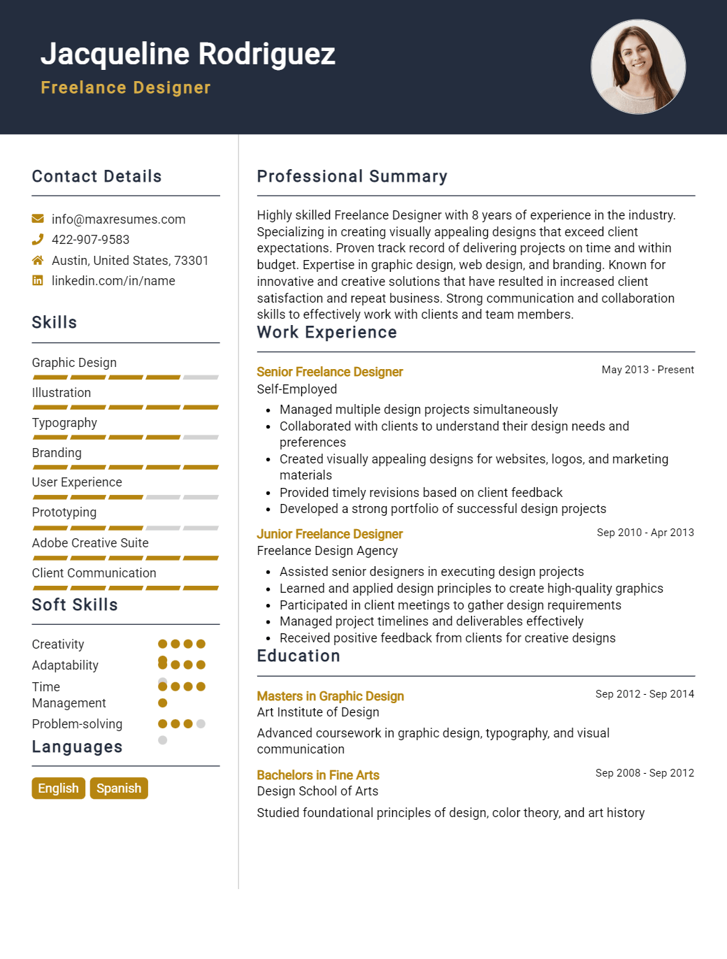 freelance-designer-resume-sample
