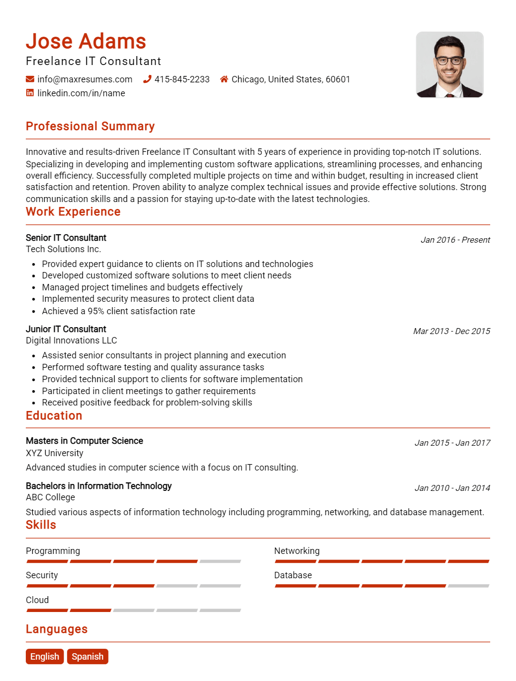 freelance-it-consultant-resume-sample