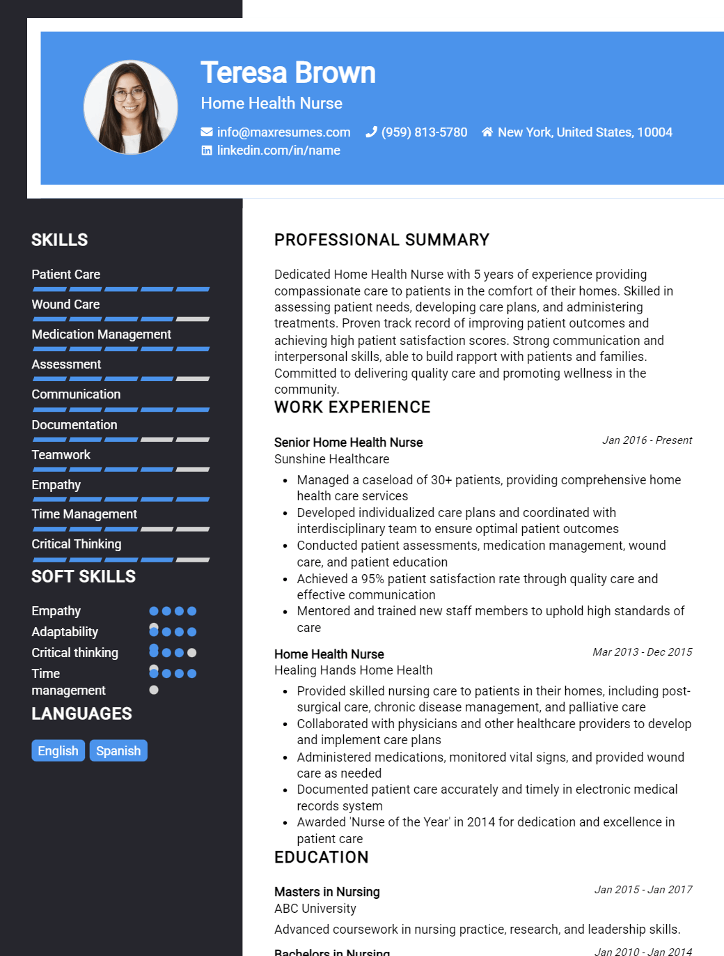 home-health-nurse-resume-sample