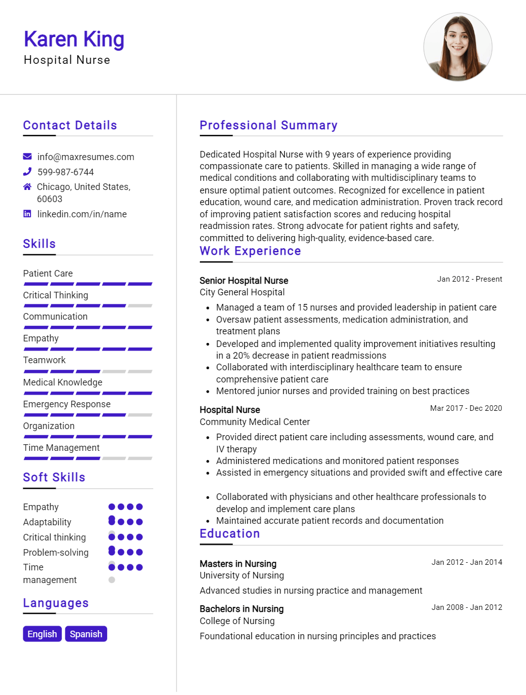 hospital-nurse-resume-sample