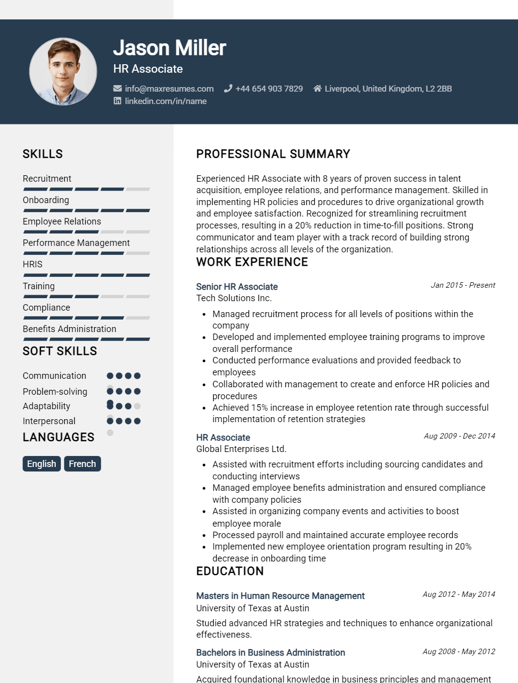 associate-resume-sample