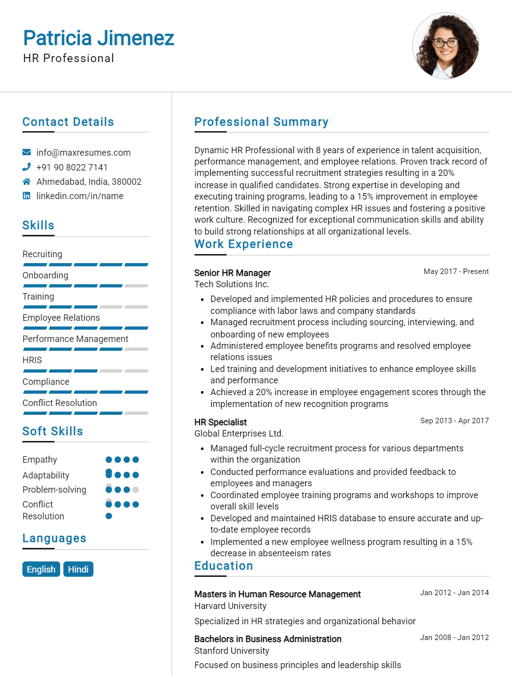 professional-resume-sample