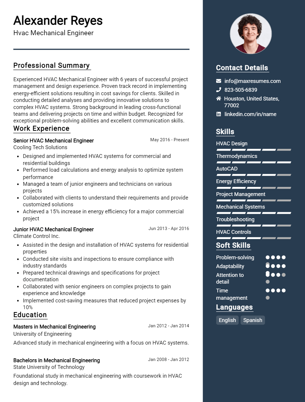 mechanical-engineer-resume-sample