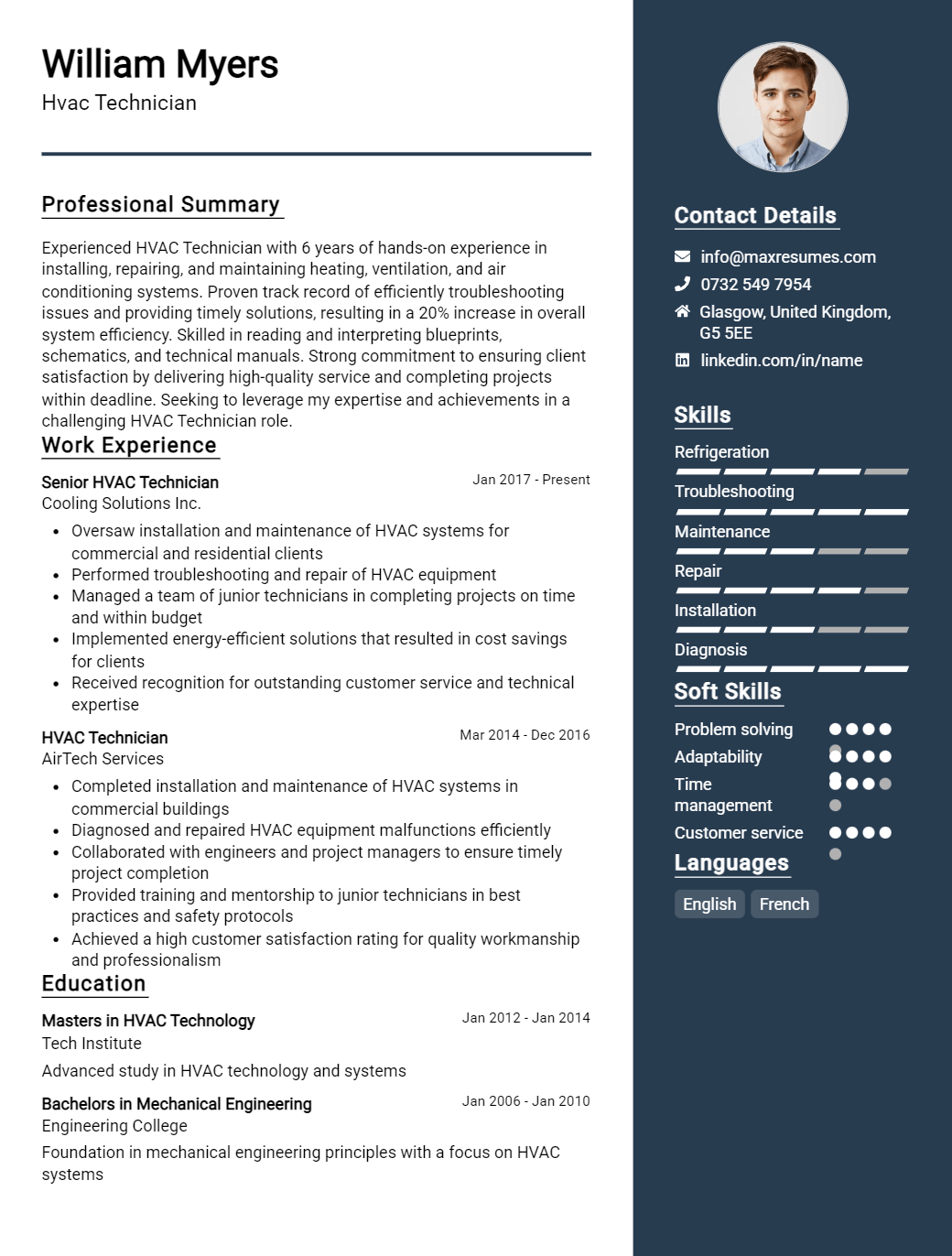 technician-resume-sample