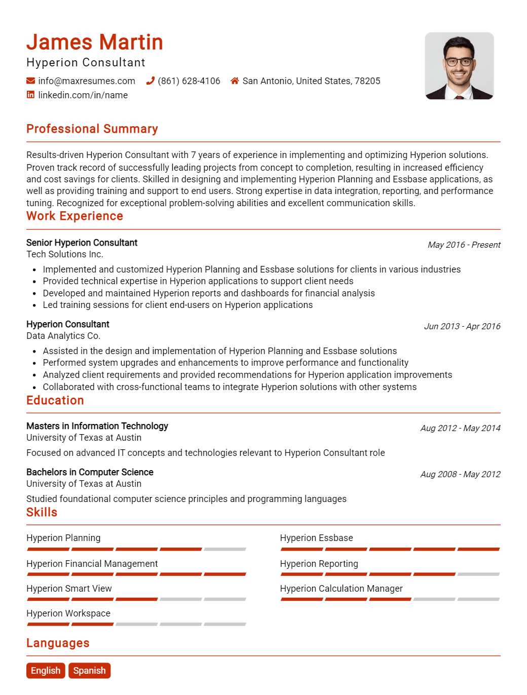 hyperion-consultant-resume-sample