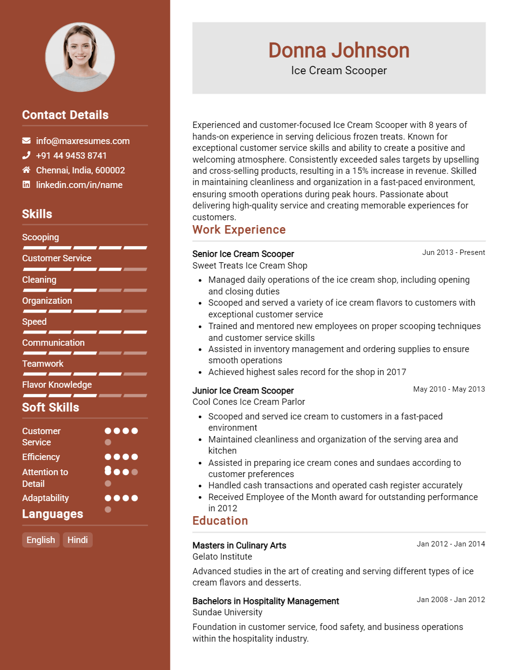 ice-cream-scooper-resume-sample