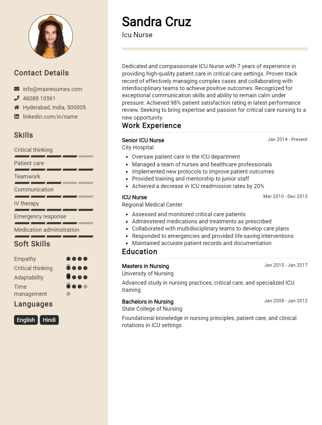 icu-nurse-resume-sample