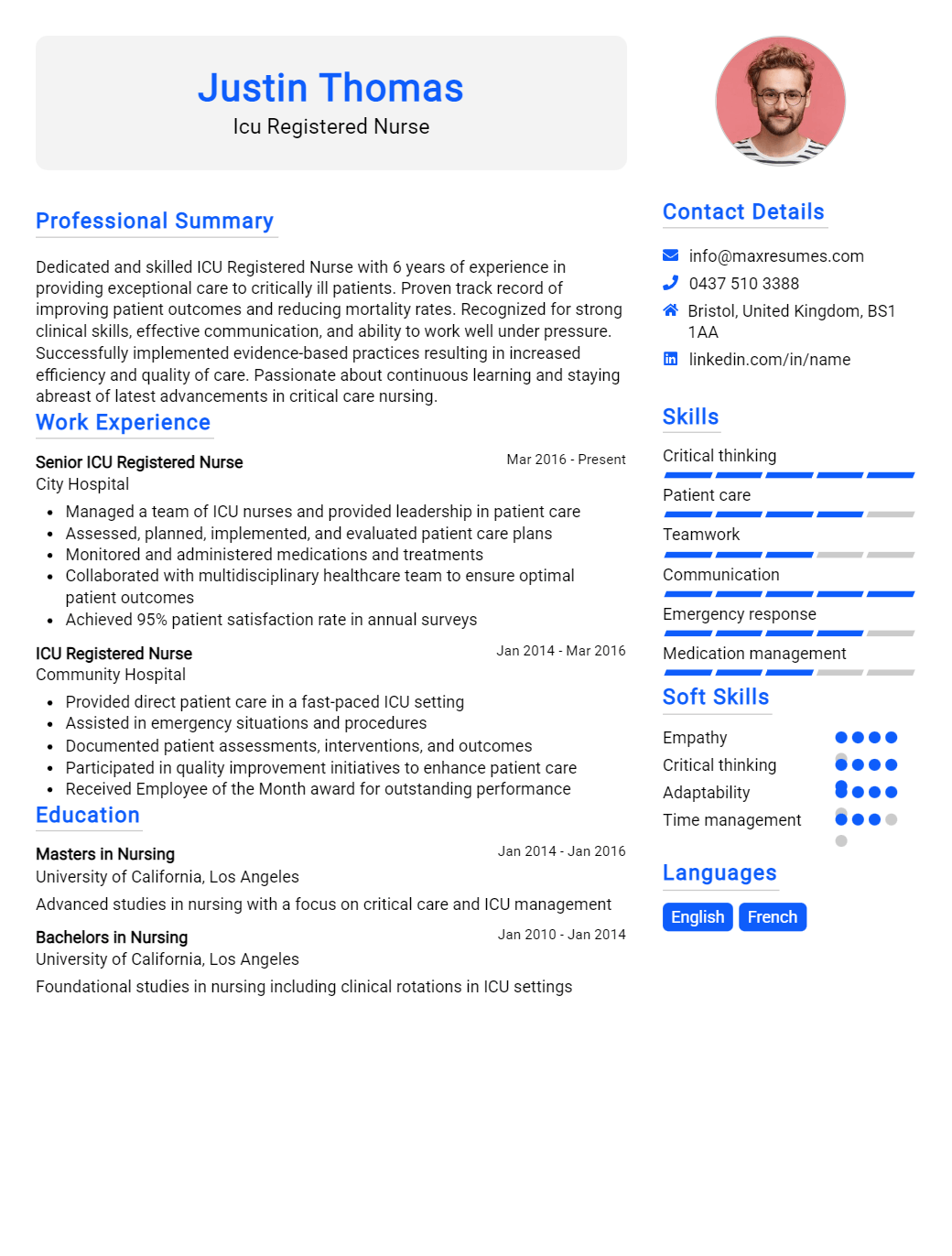 icu-registered-nurse-resume-sample