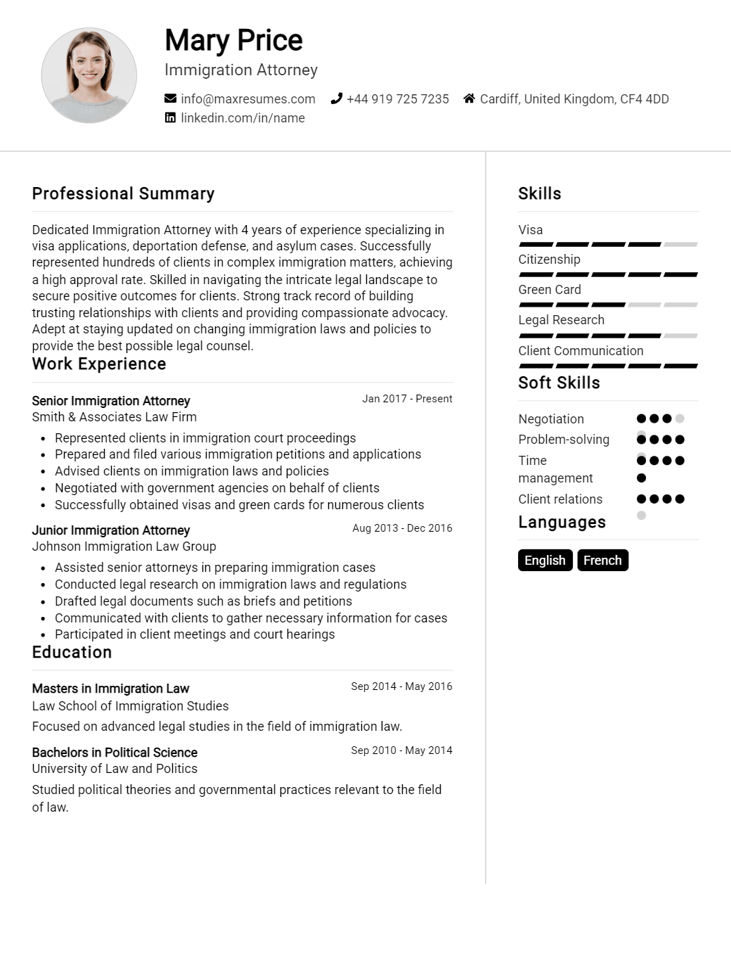 immigration-attorney-resume-sample