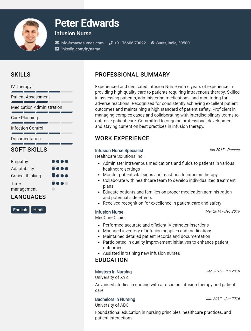 infusion-nurse-resume-sample