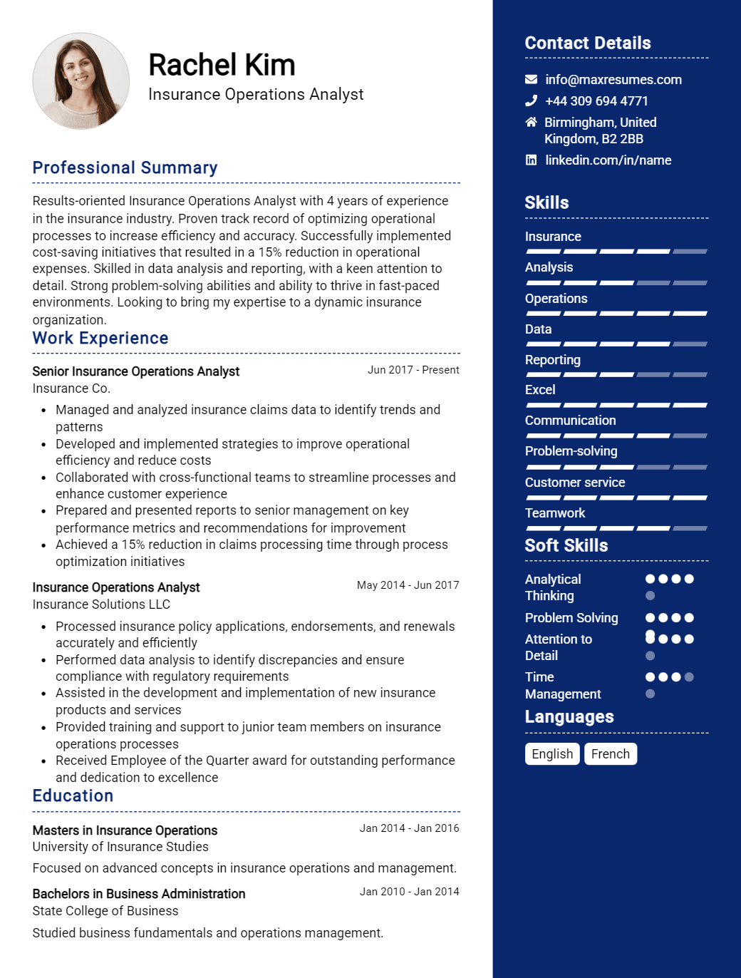 operations-analyst-resume-sample