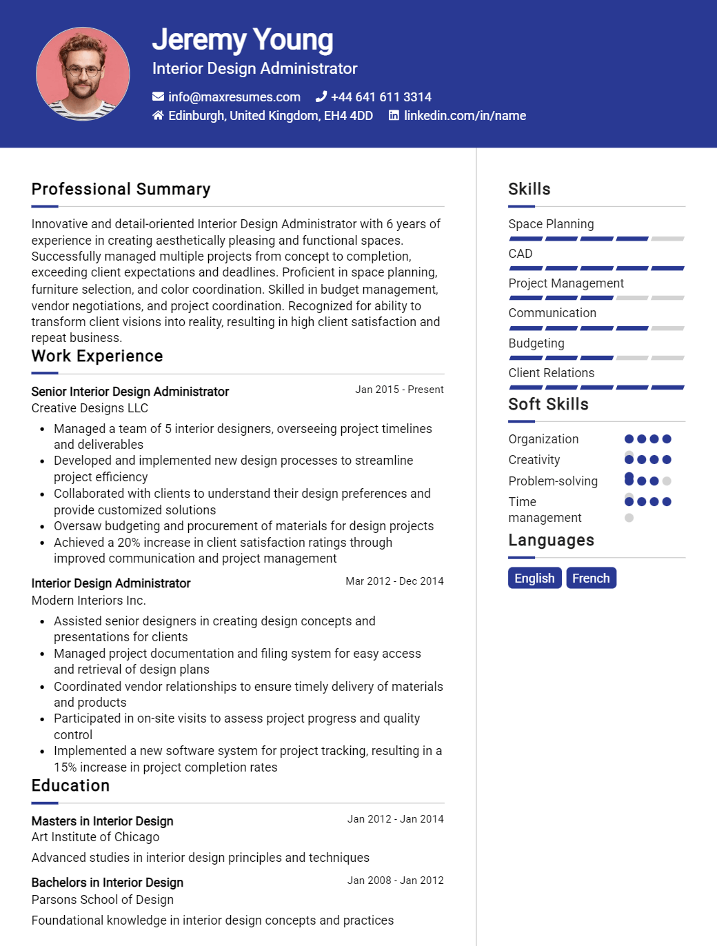administrator-resume-sample