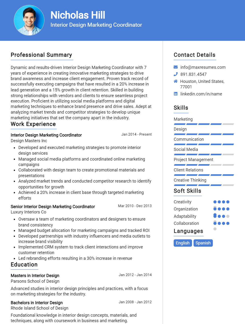 marketing-coordinator-resume-sample
