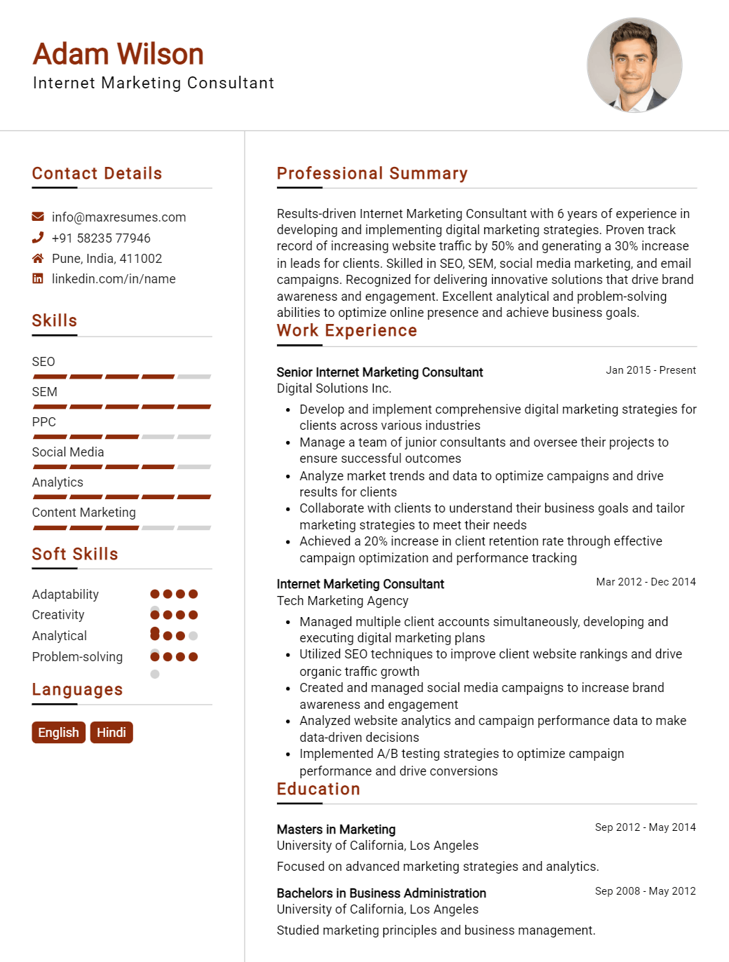 internet-marketing-consultant-resume-sample
