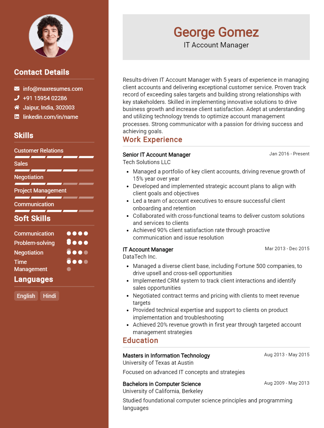 account-manager-resume-sample