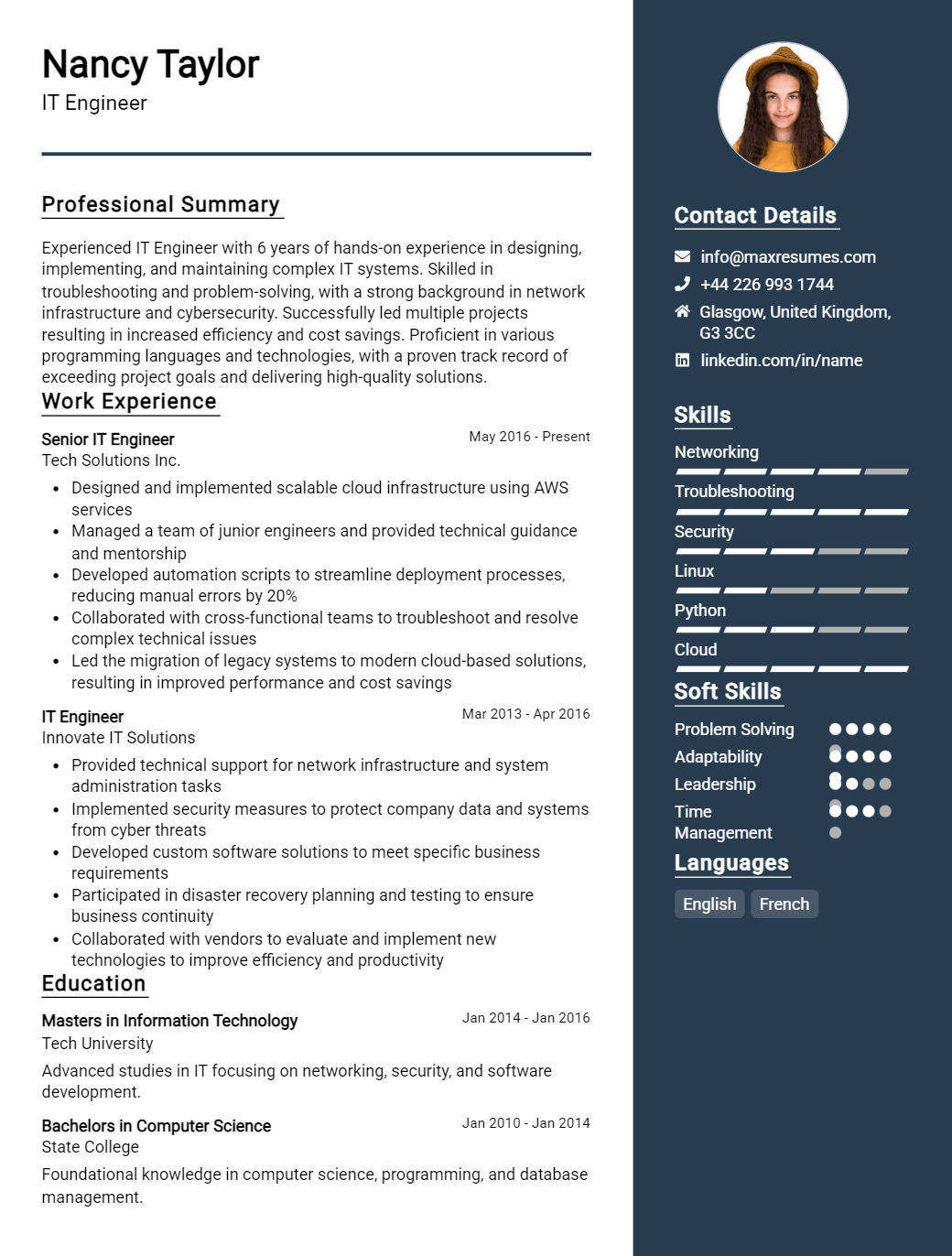 engineer-resume-sample