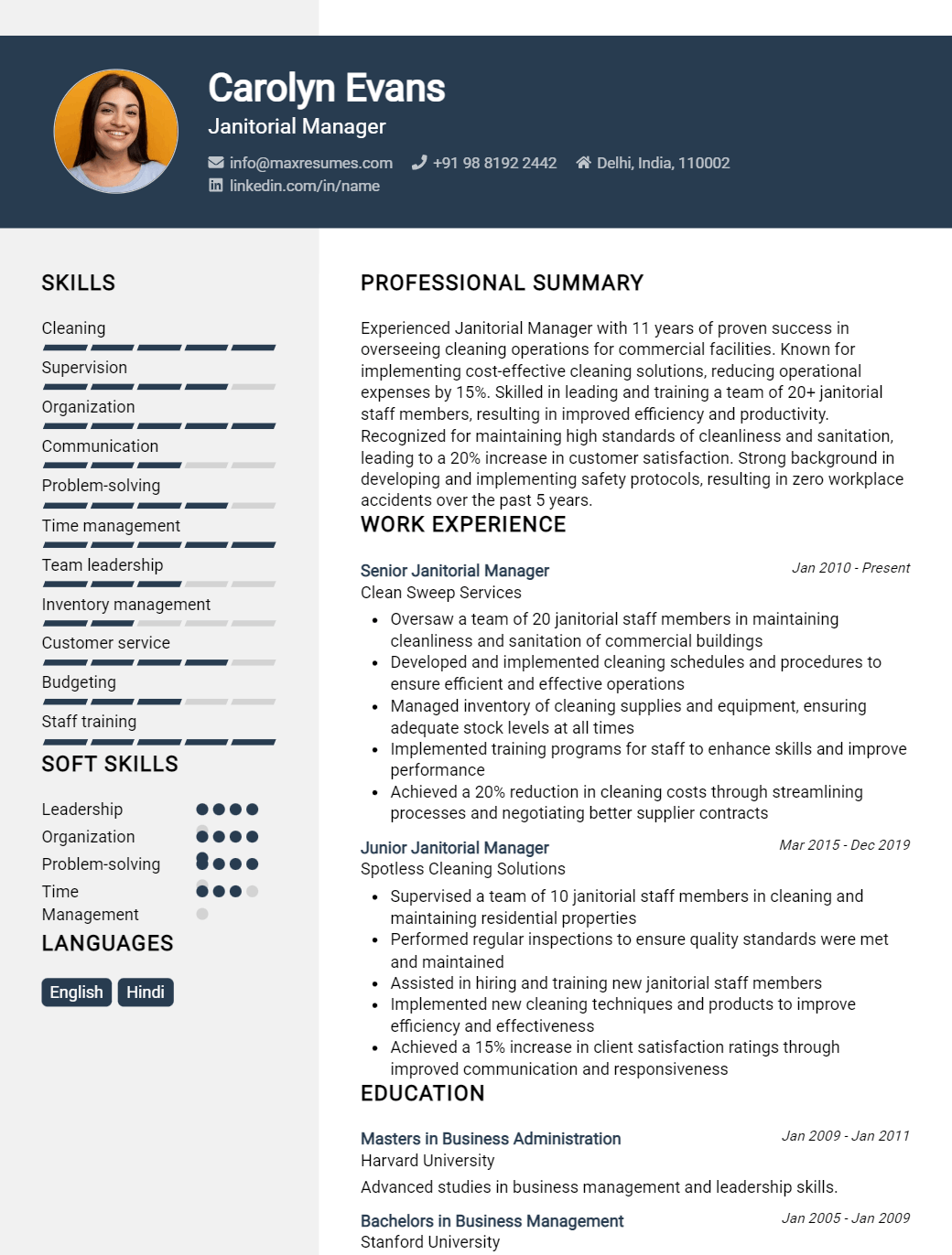 manager-resume-sample