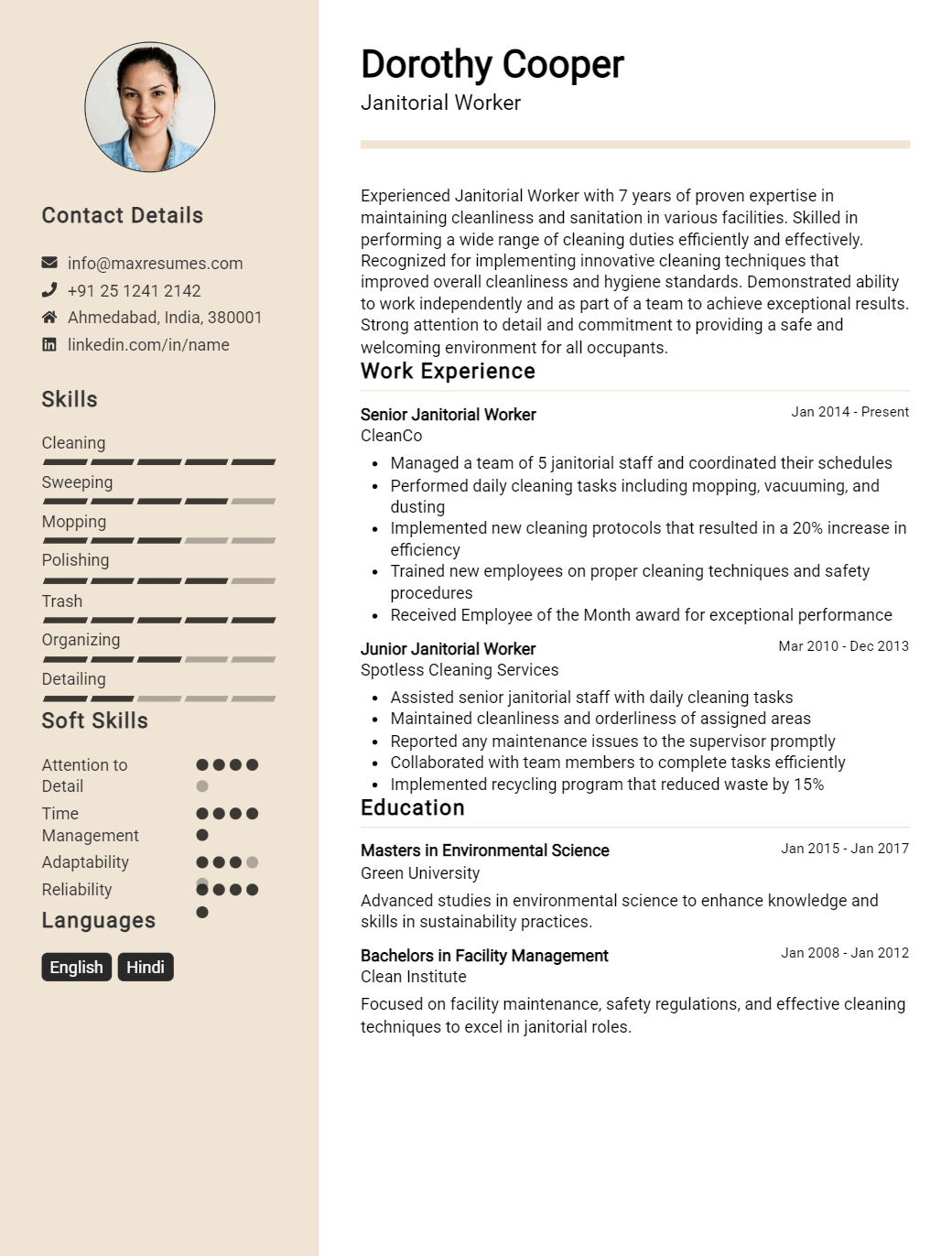 worker-resume-sample