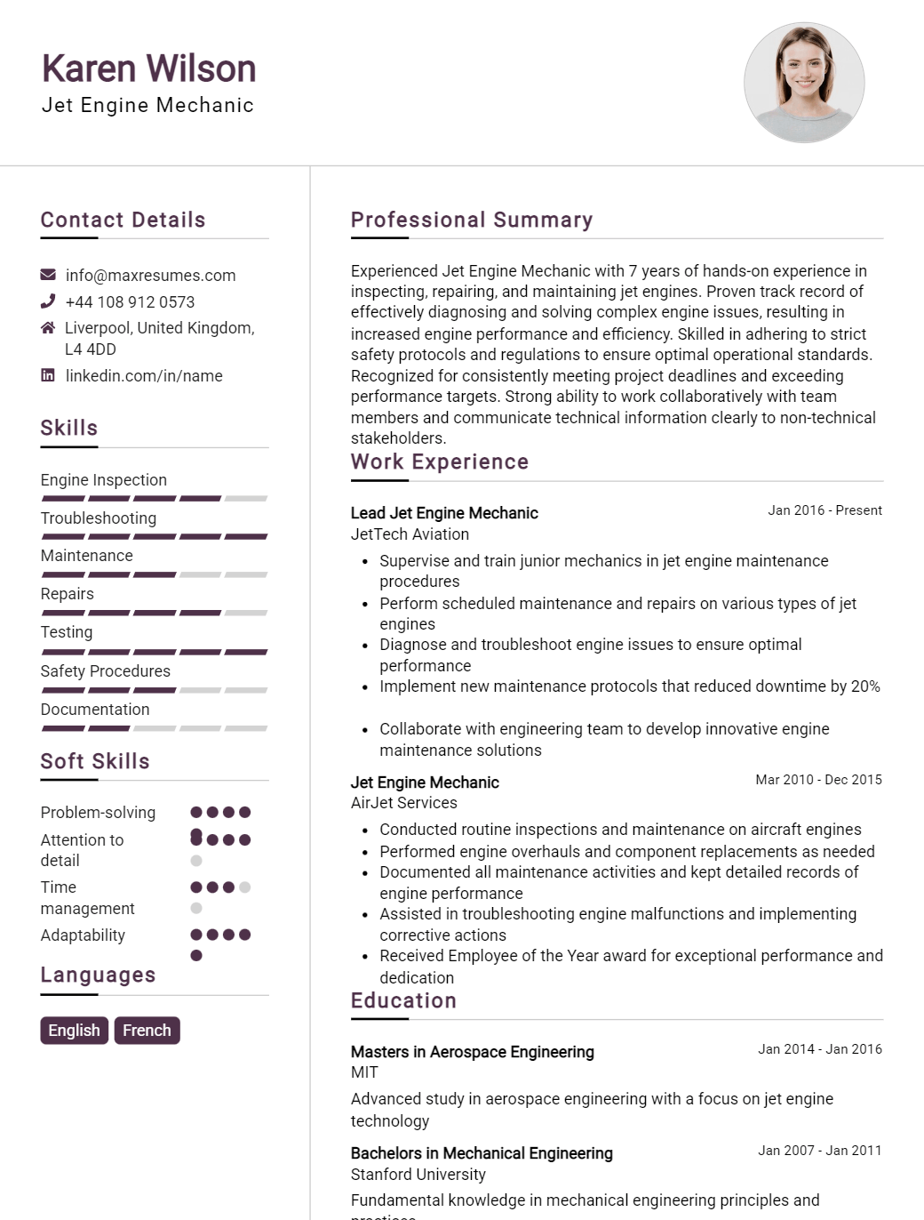 jet-engine-mechanic-resume-sample