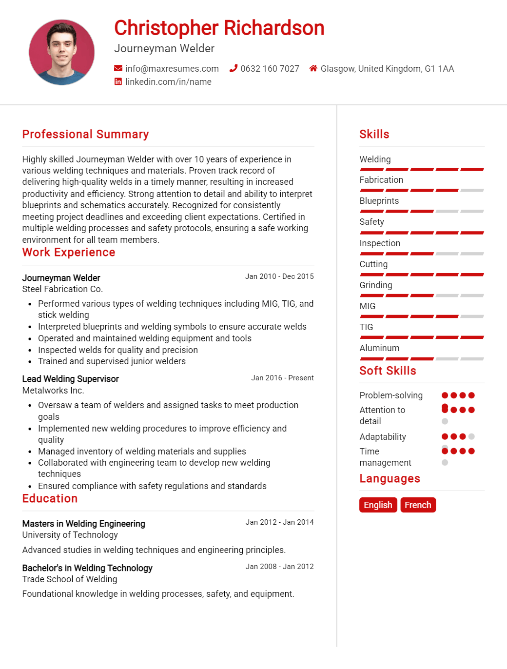 journeyman-welder-resume-sample