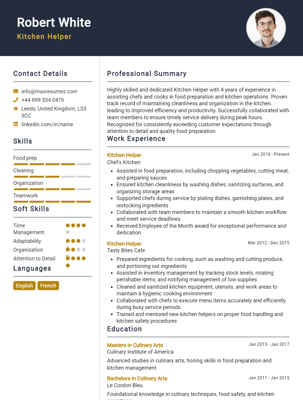kitchen-helper-resume-sample