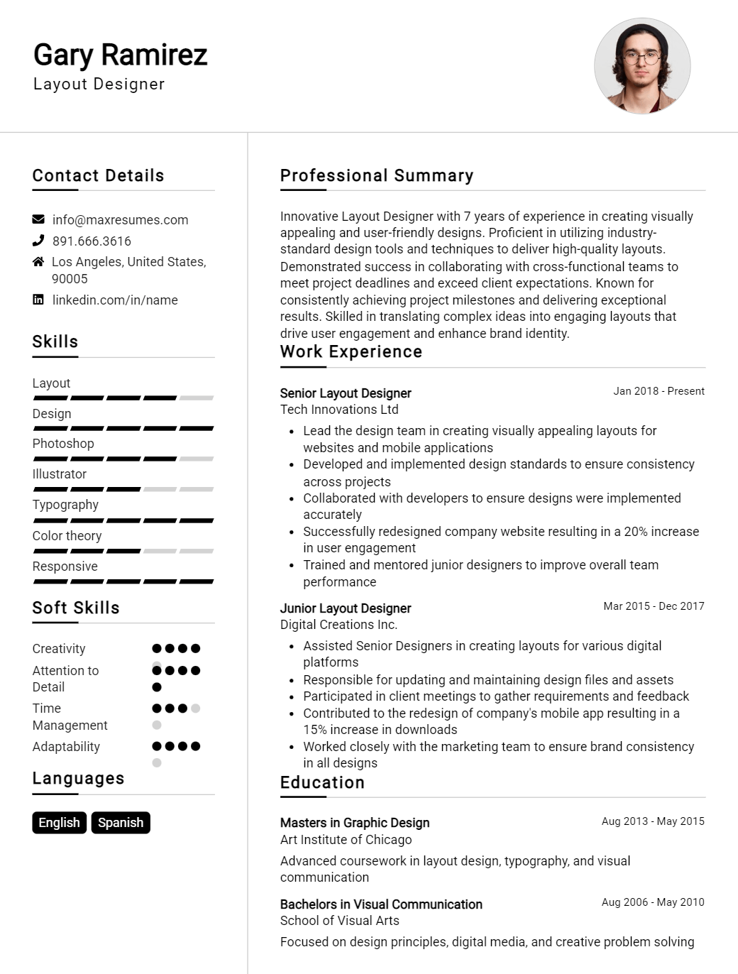 layout-designer-resume-sample