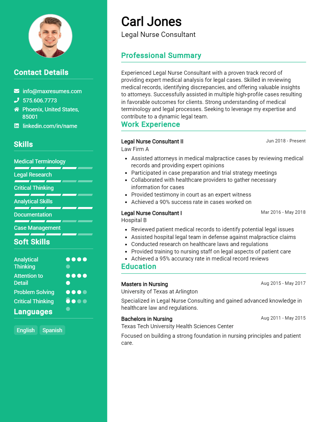 legal-nurse-consultant-resume-sample