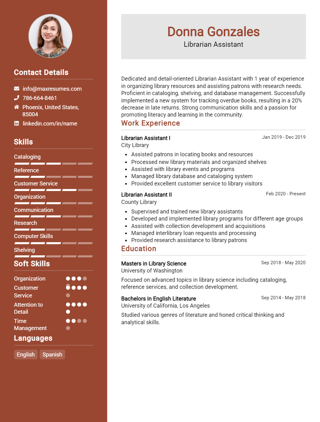 librarian-assistant-resume-sample