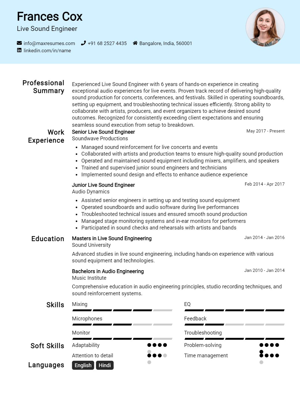 live-sound-engineer-resume-sample