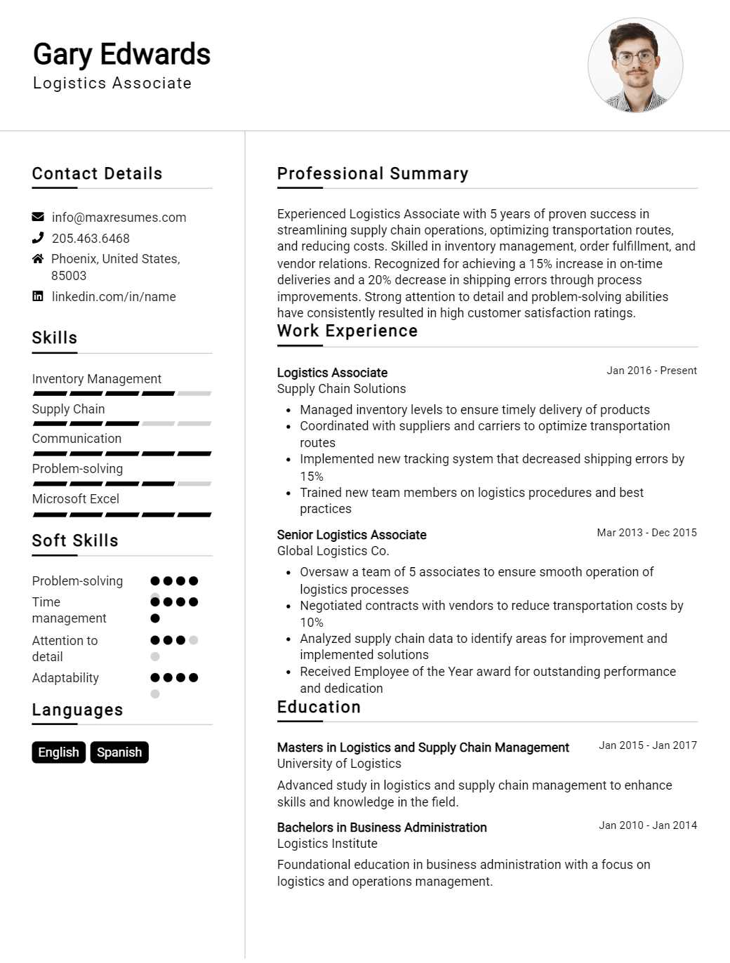 associate-resume-sample
