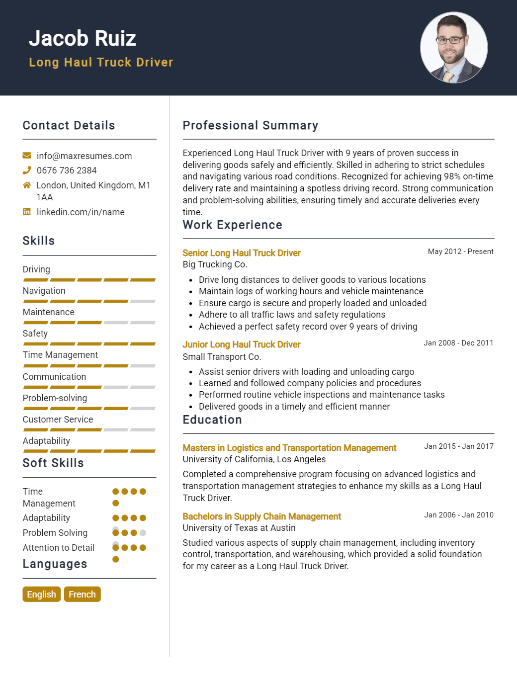 long-haul-truck-driver-resume-sample