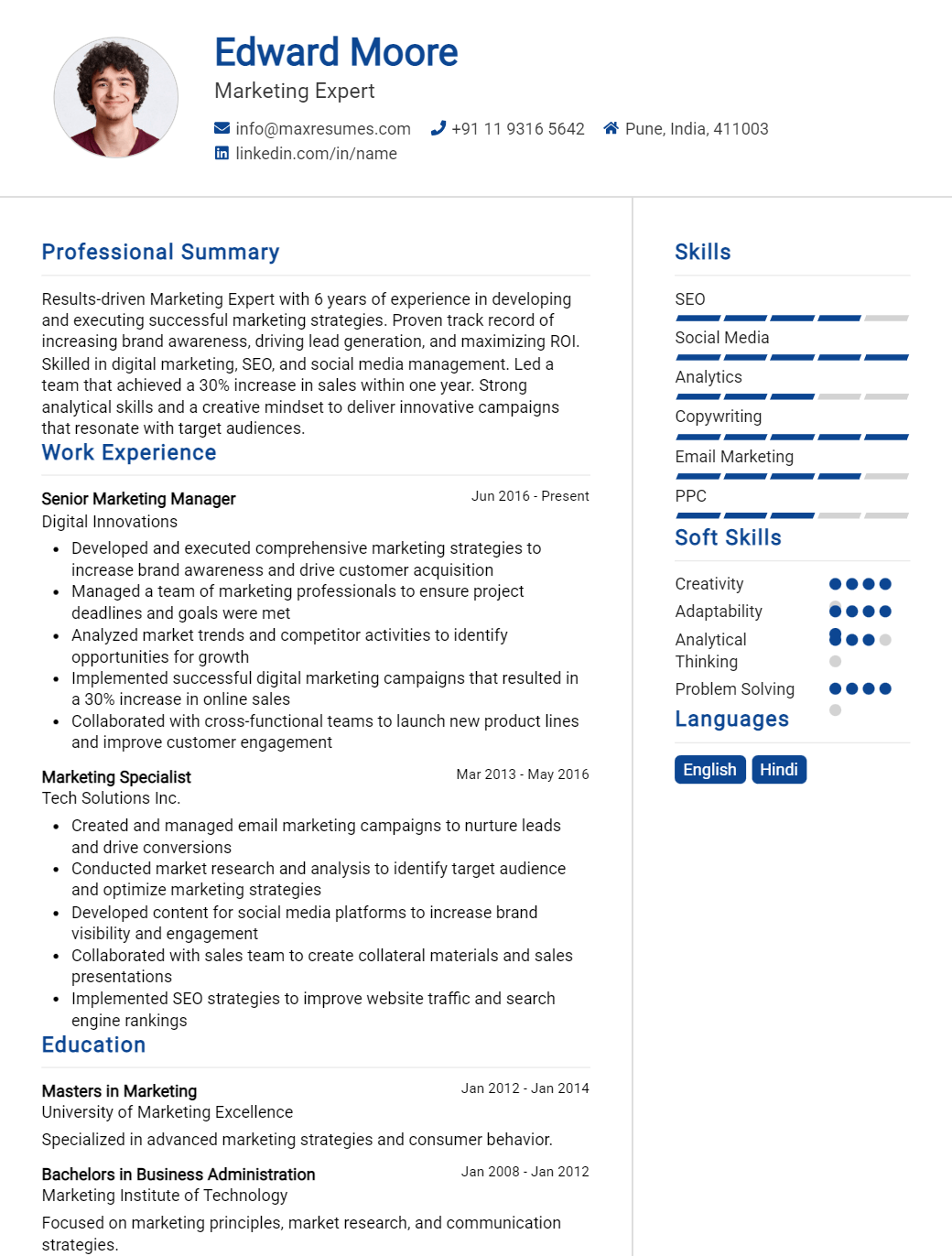 expert-resume-sample