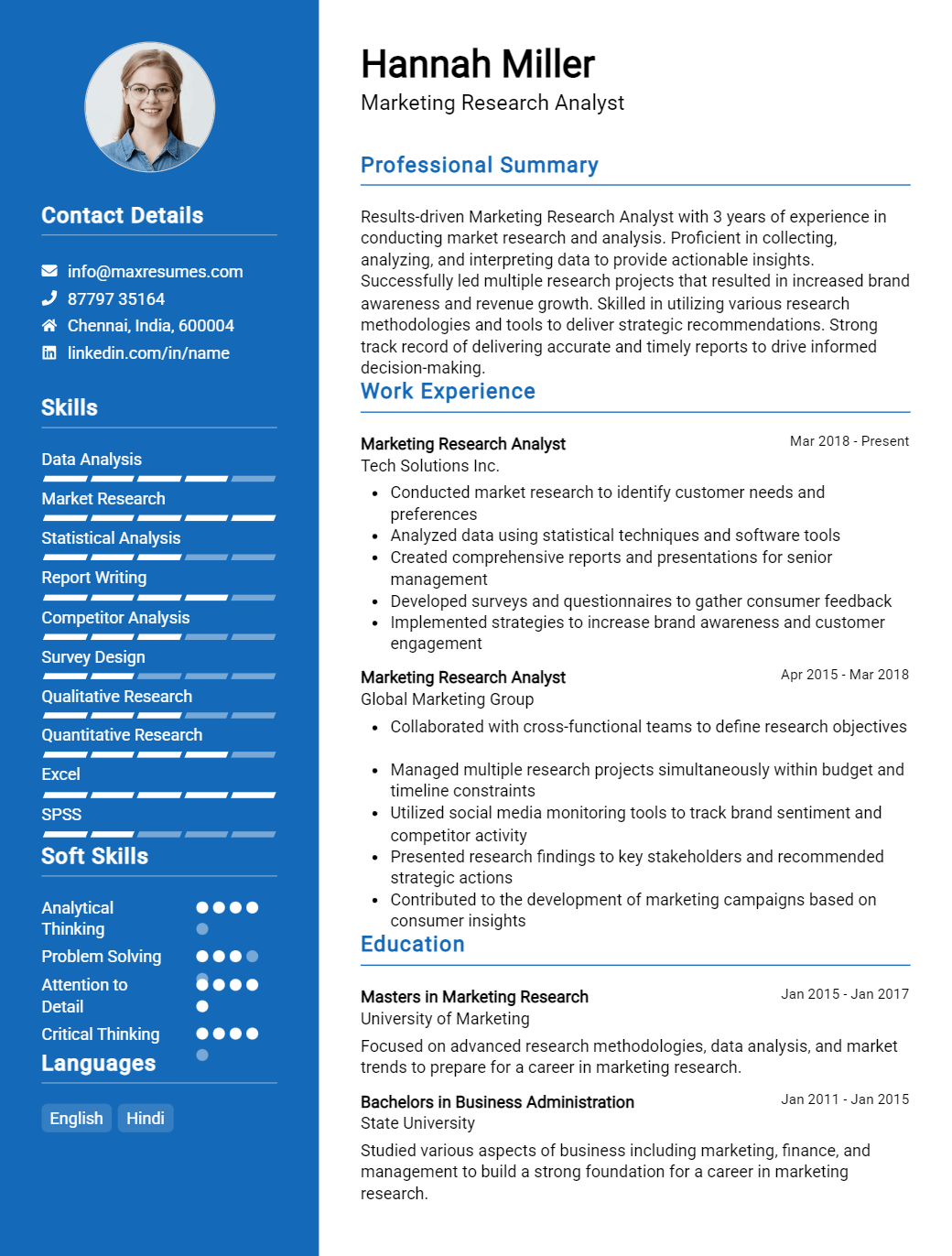 research-analyst-resume-sample