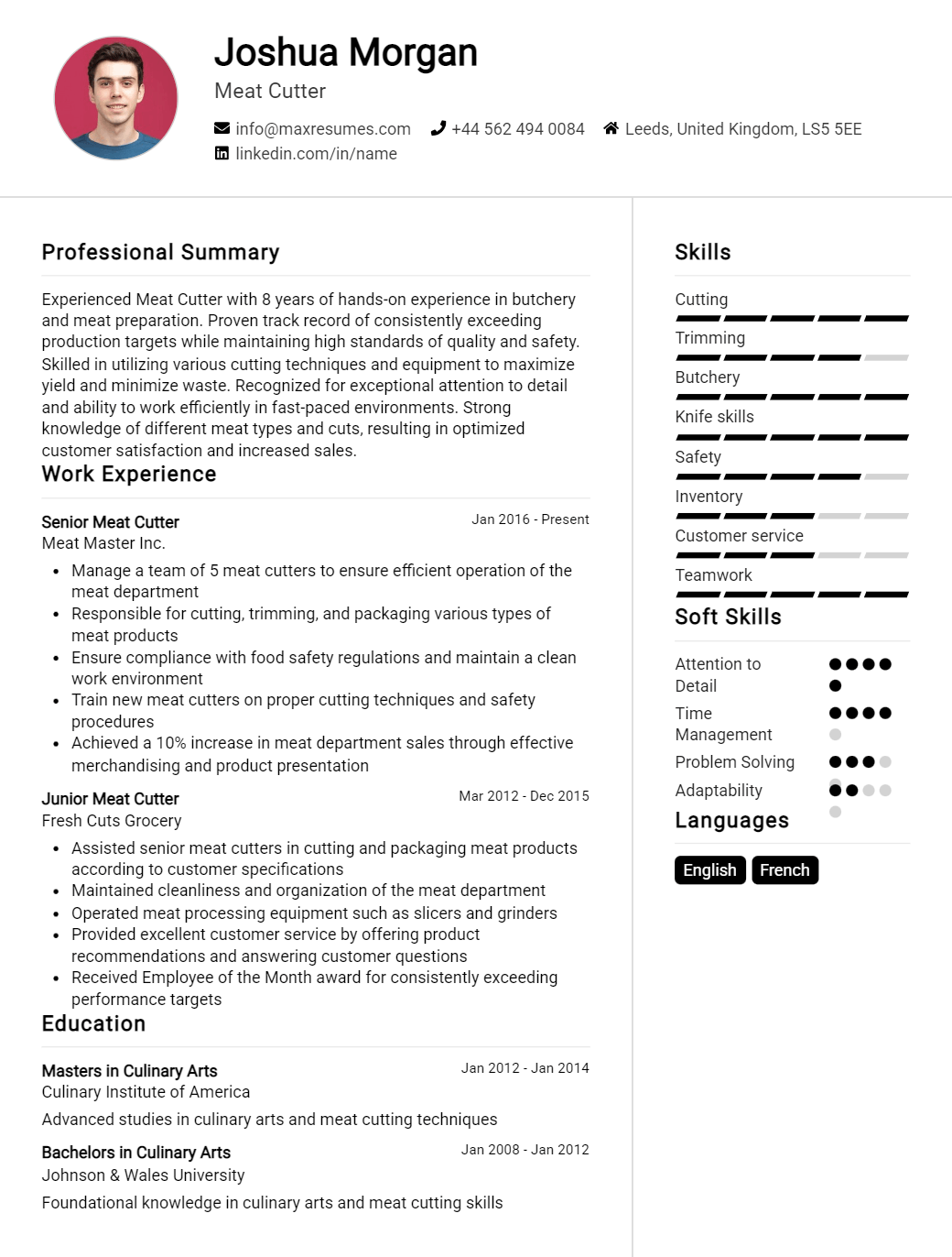 meat-cutter-resume-sample