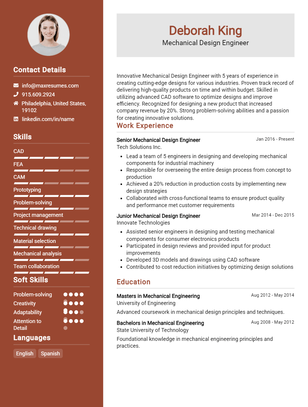 design-engineer-resume-sample