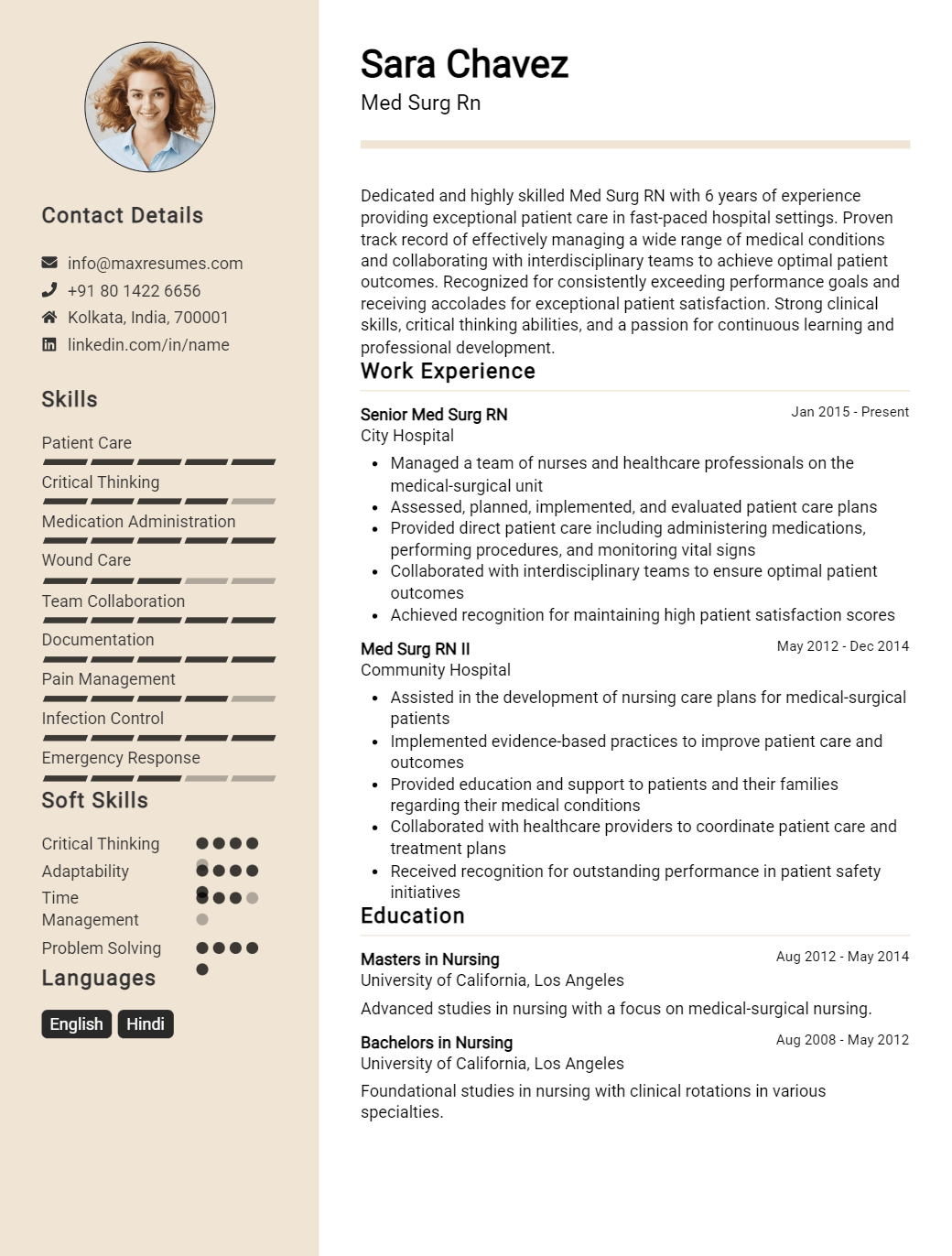 med-surg-rn-resume-sample