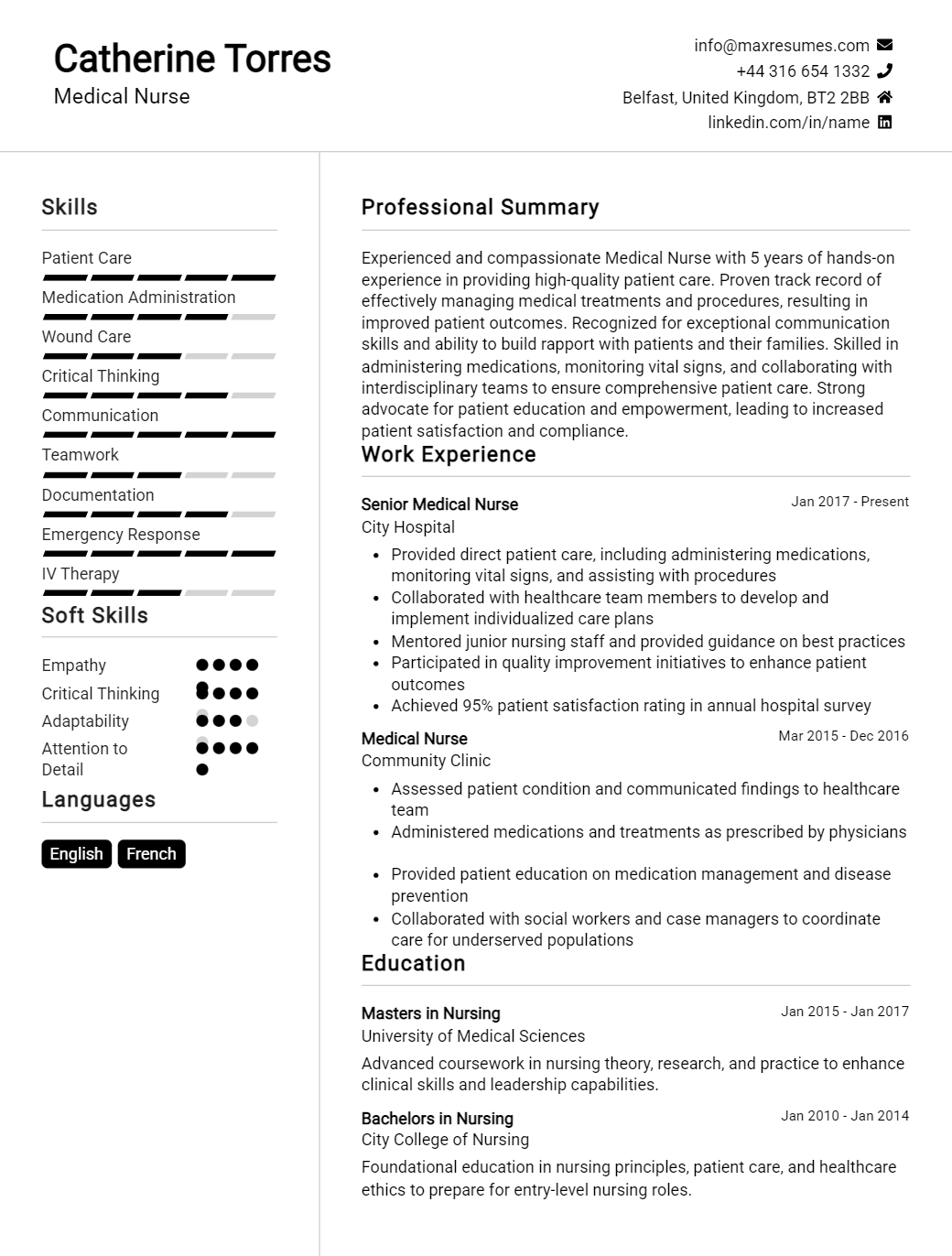 medical-nurse-resume-sample