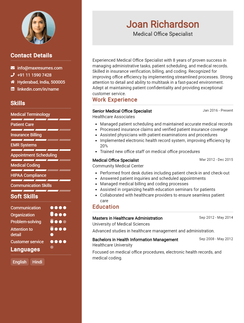 office-specialist-resume-sample
