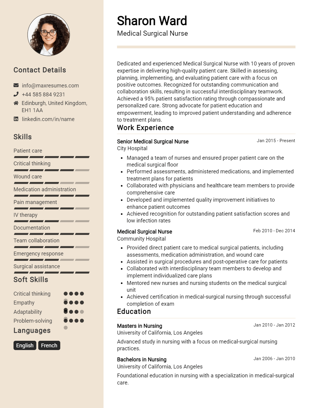 medical-surgical-nurse-resume-sample