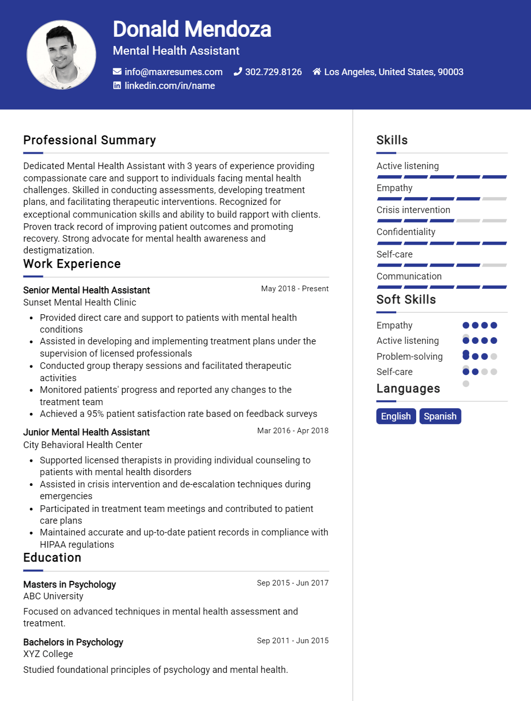 assistant-resume-sample