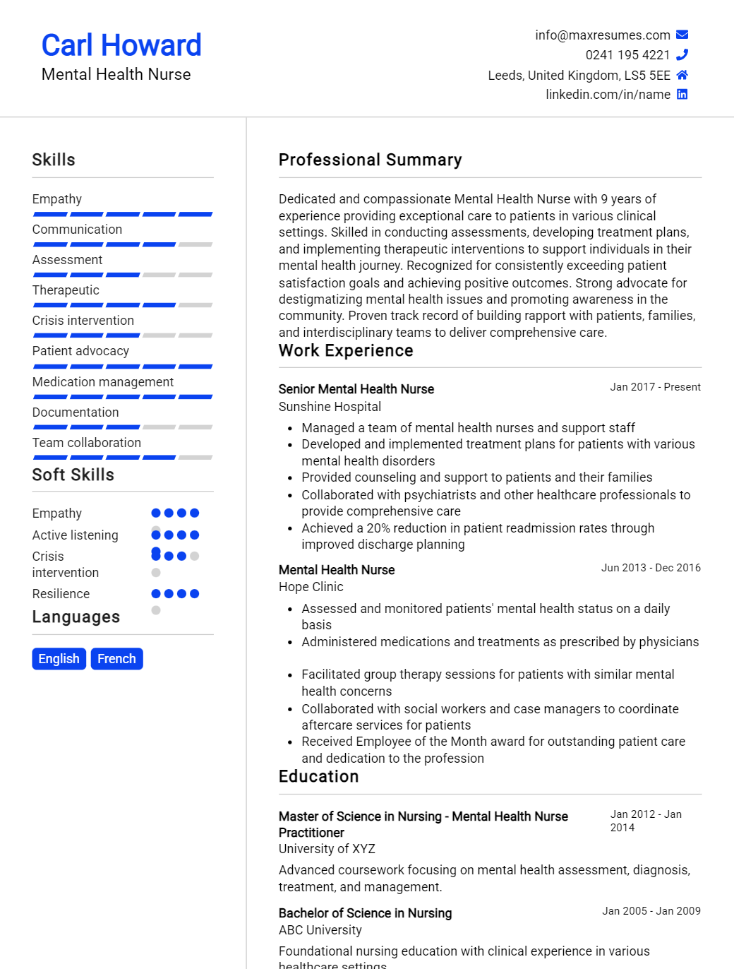 nurse-resume-sample